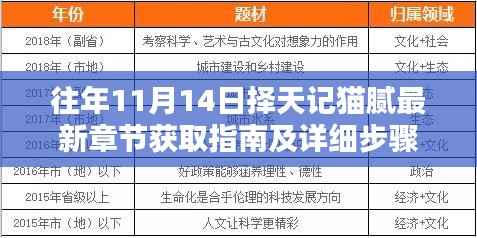 往年11月14日择天记猫腻最新章节获取指南及详细步骤