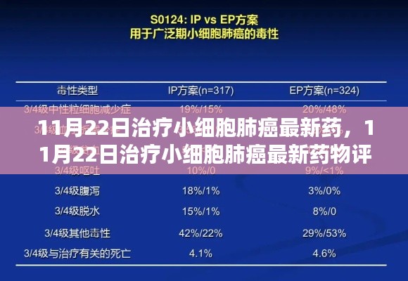 最新小细胞肺癌治疗药物评测介绍,11月22日新药速递