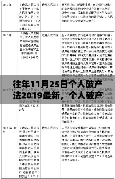 个人破产法2019最新解读，回顾影响与展望