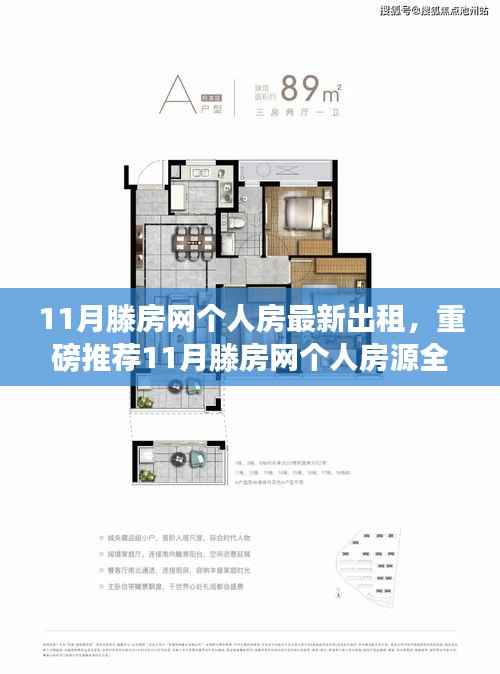 11月滕房网个人房源全新出租,温馨舒适房源重磅推荐