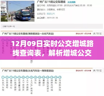 12月09日增城公交路线调整解析,实时查询表背后的考量与观点碰撞