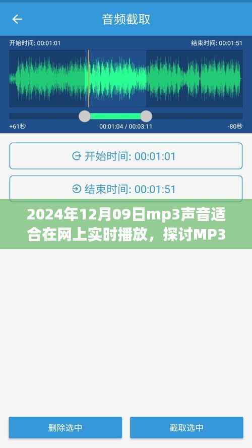 以2024年观察点为视角,MP3声音在在线实时播放中的优势与挑战探讨