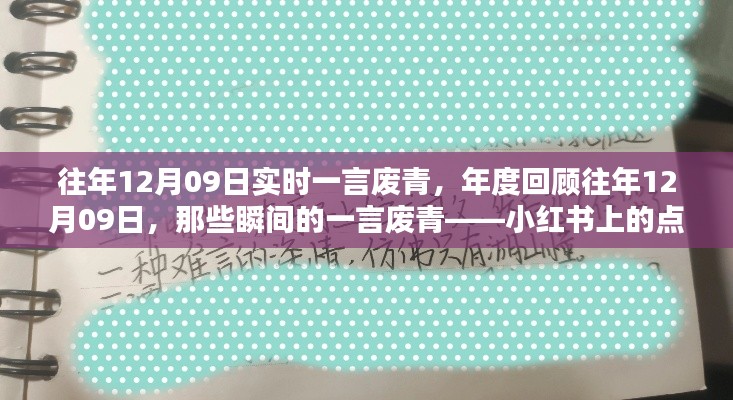 小红书上的废青瞬间,年度回顾与感悟,一言废青的启示(往年12月09日回顾)