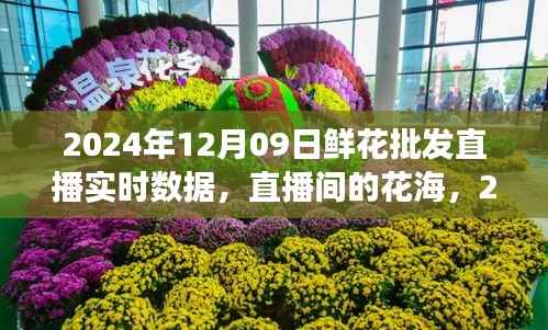 鲜花批发直播背后的故事,直播间的花海与温馨的实时数据