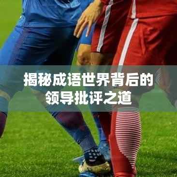 揭秘成语世界背后的领导批评之道