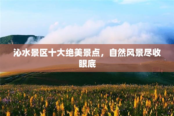 沁水景区十大绝美景点,自然风景尽收眼底