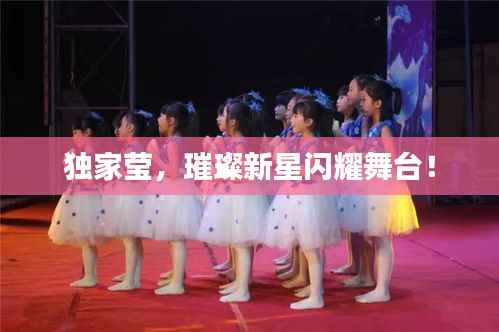 独家莹,璀璨新星闪耀舞台!