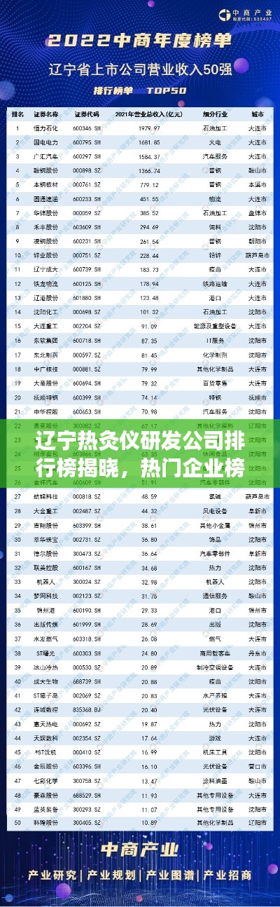 辽宁热灸仪研发公司排行榜揭晓,热门企业榜单不容错过!