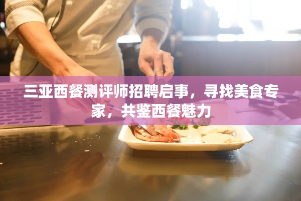 三亚西餐测评师招聘启事,寻找美食专家,共鉴西餐魅力